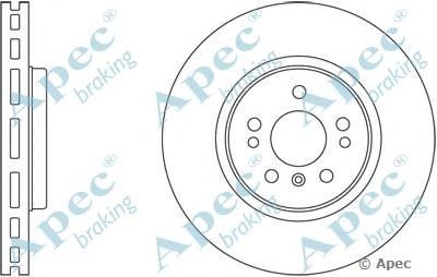 APEC BRAKING dsk2366 -  Тормозной диск